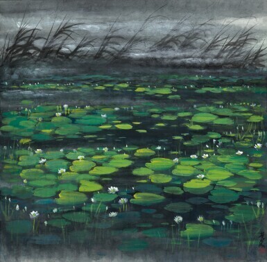 Lin Fengmian 林風眠, Lotus Pond