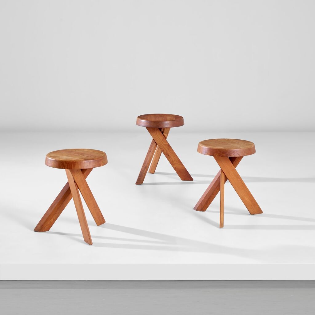 Three stools, model no. S 31
