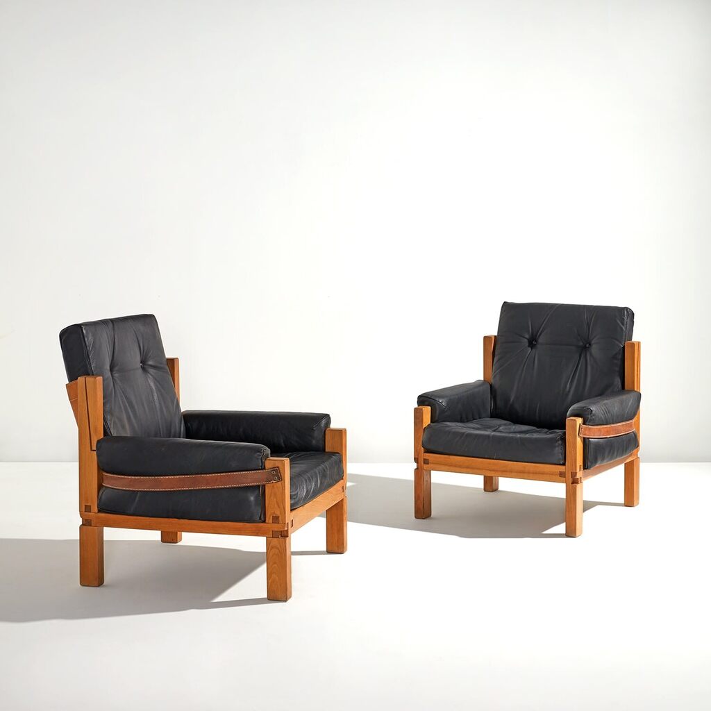 Pair of armchairs, model no. S15