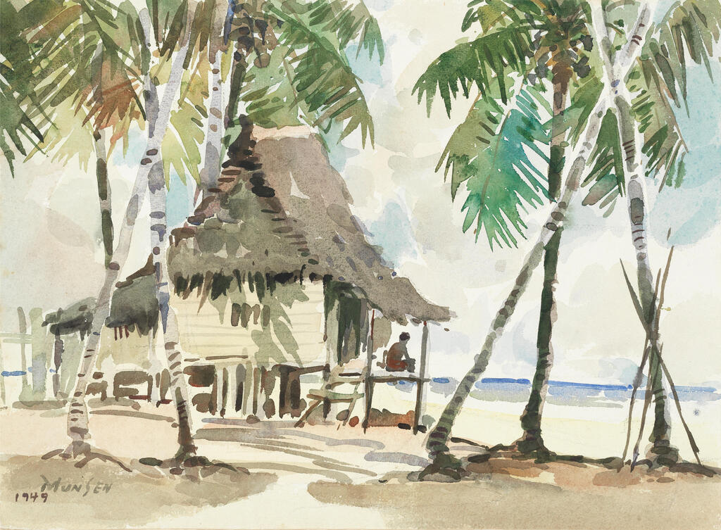 A beach hut