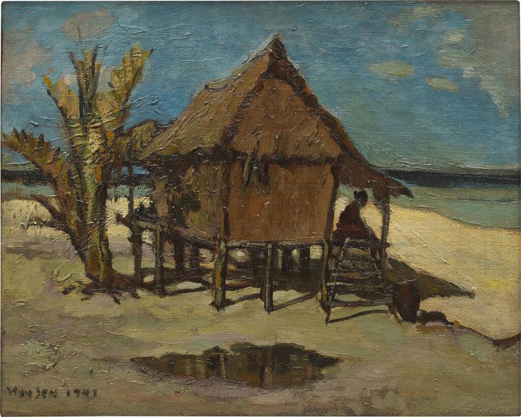 Hut on Beach 海灘上的小屋