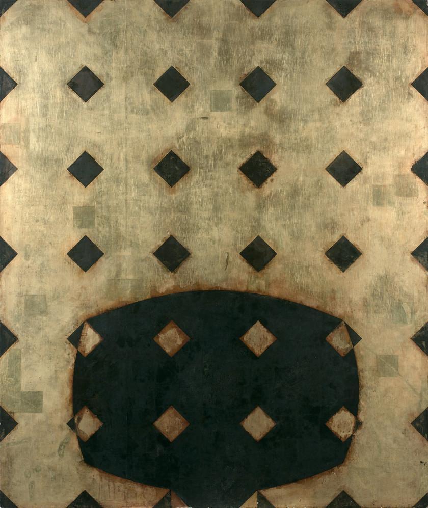 Head on a floor