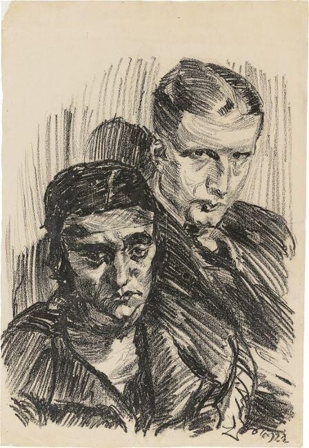Double portrait (Leopold Reidemeister with Tanja)