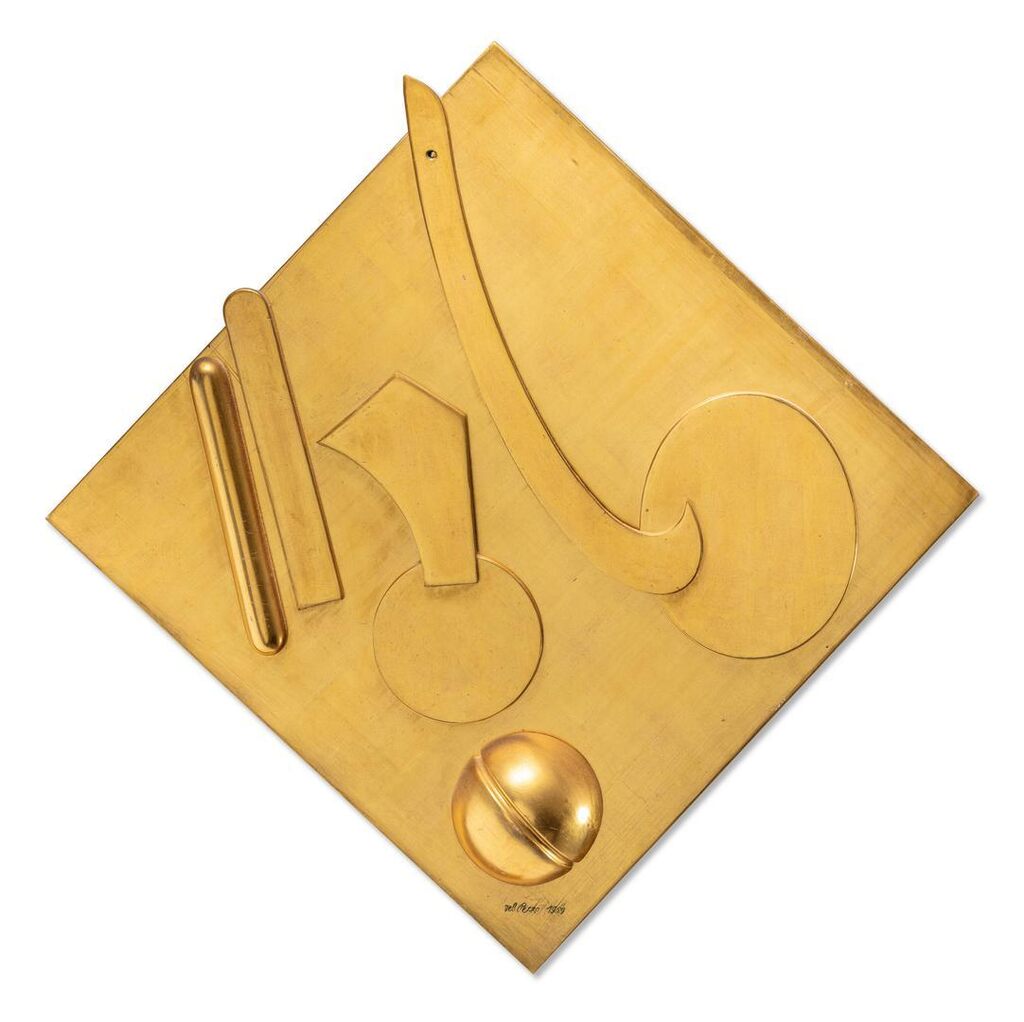 Quadro oro losanga