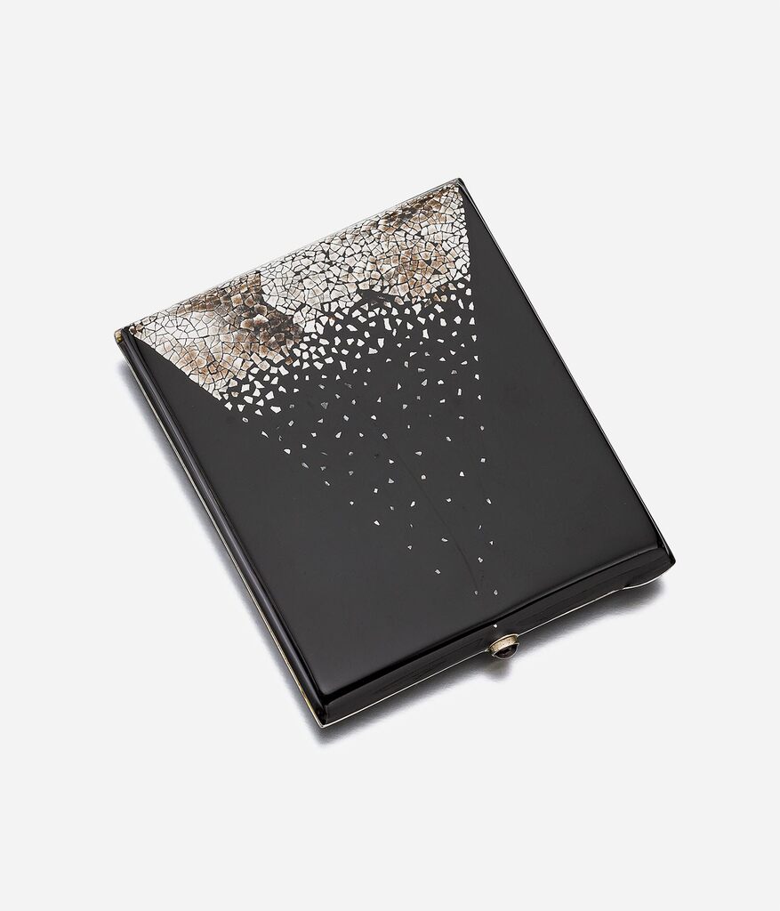 Lacquer cigarette case, circa 1925