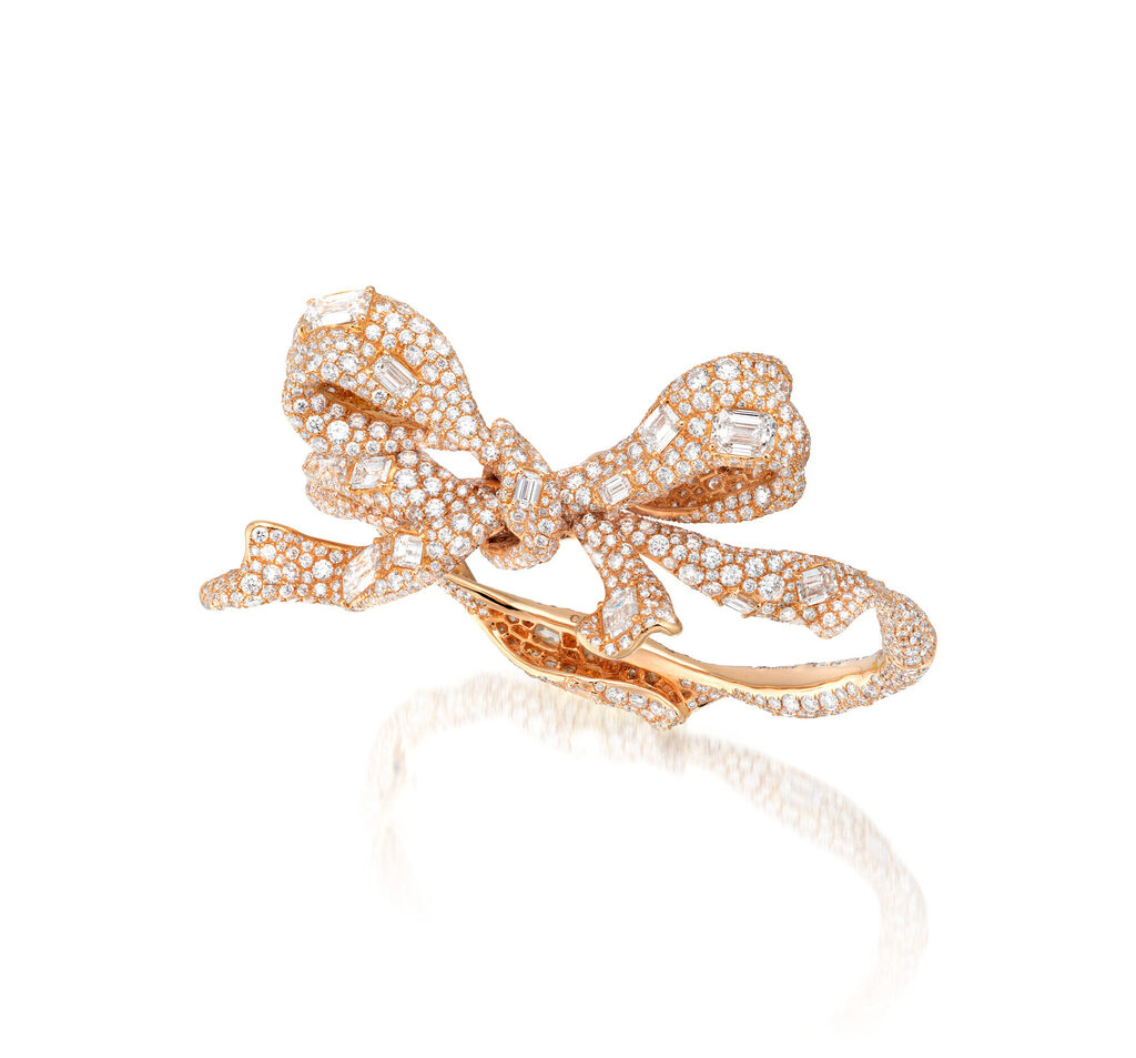 Diamond Bangle, 'Ribbon Collection'