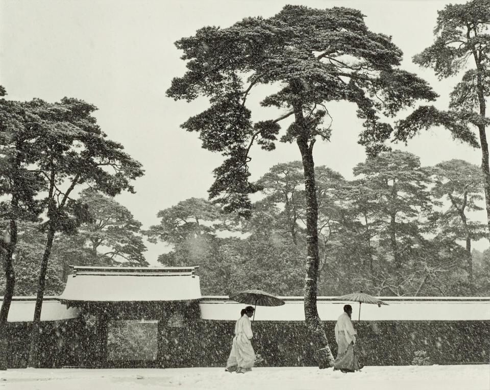 In the Court of the Meiji Temple, Tokyo, Japan