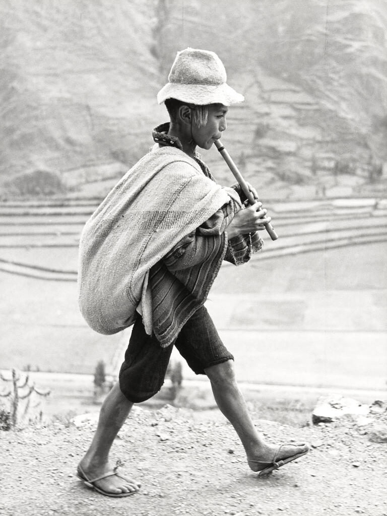 Flute Player, Cuzco, Peru