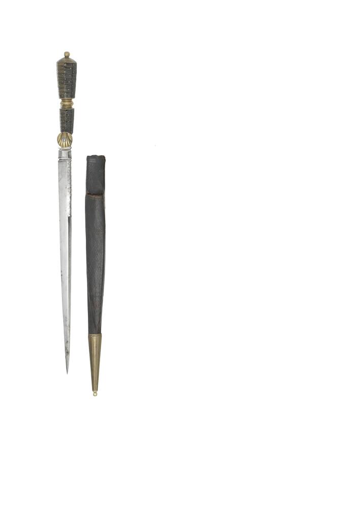 A Spanish Knife Of Stiletto Type, And A Dagger In 16th Century Style