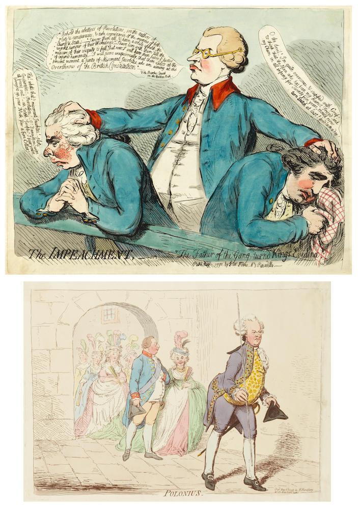 The impeachment,-or-"the father of the gang, turnd Kings evidence.; Polonius. (BM 7861; 8649)