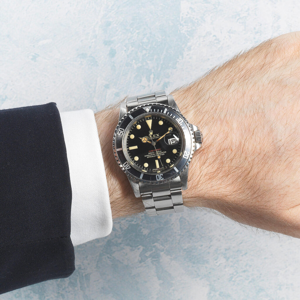 Rolex. A fine stainless steel automatic calendar bracelet watch