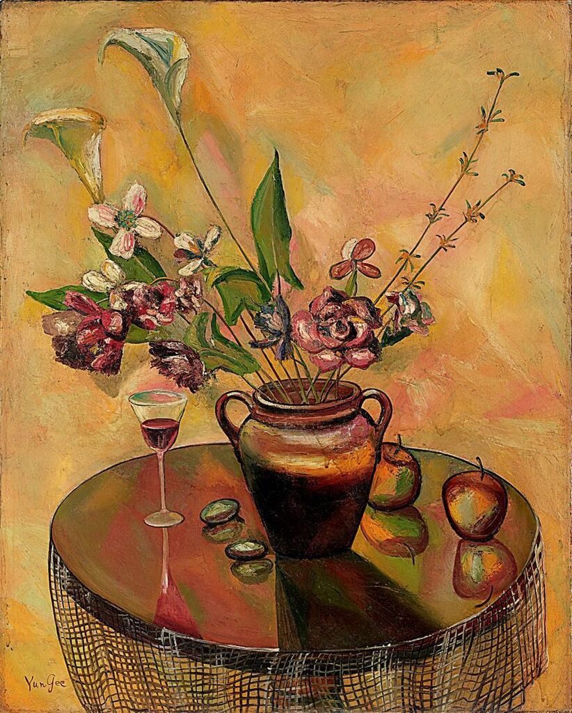 Still Life on a Netting Table