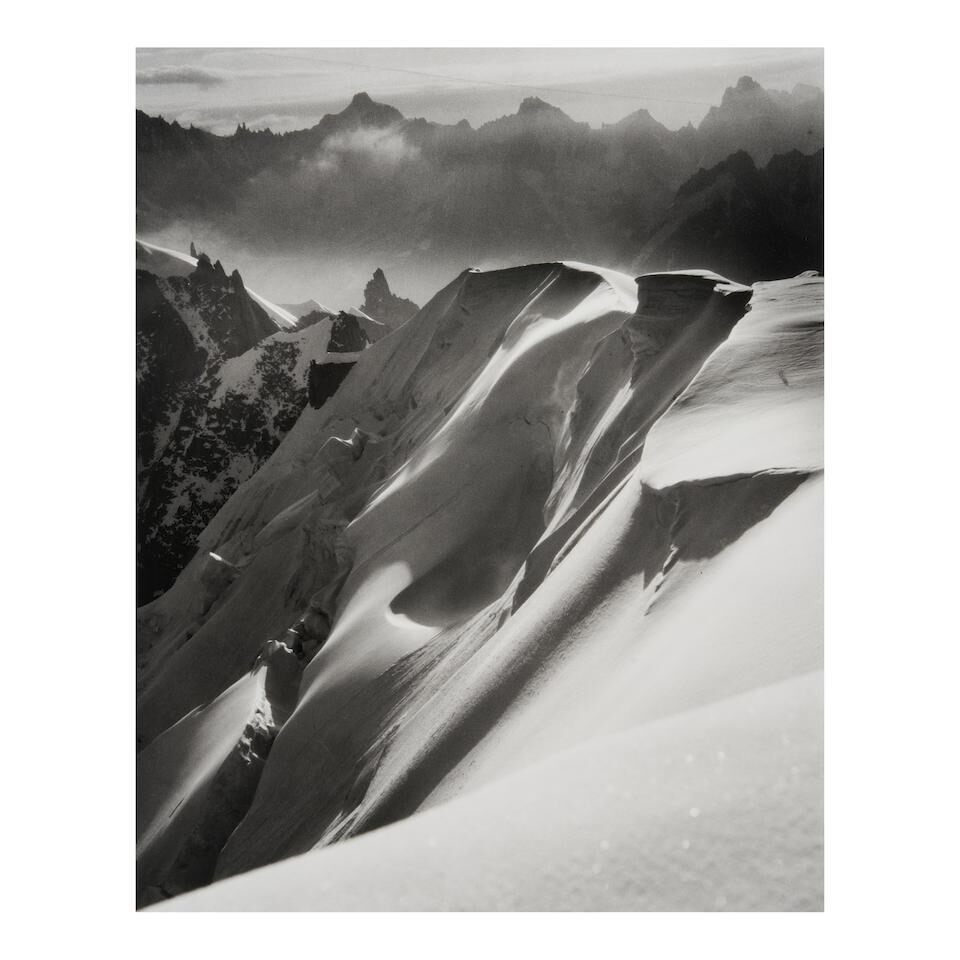 Sunrise from the Aiguille du Midi, Group of the Mont Blanc