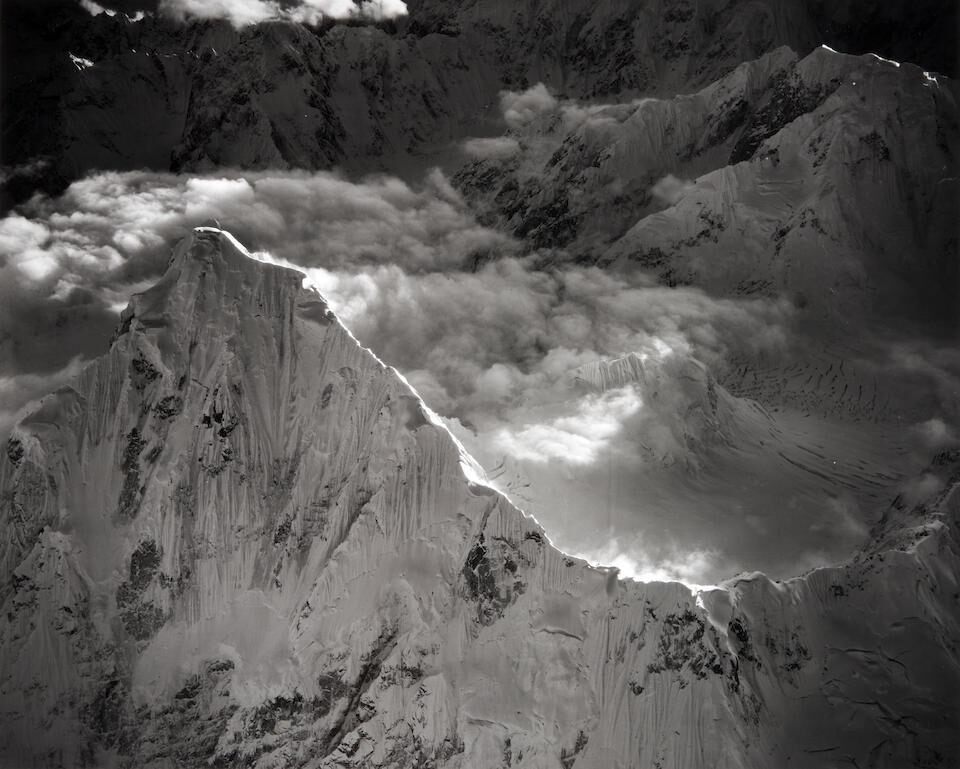 Mount Huntington, Looking Southwest at Twilight