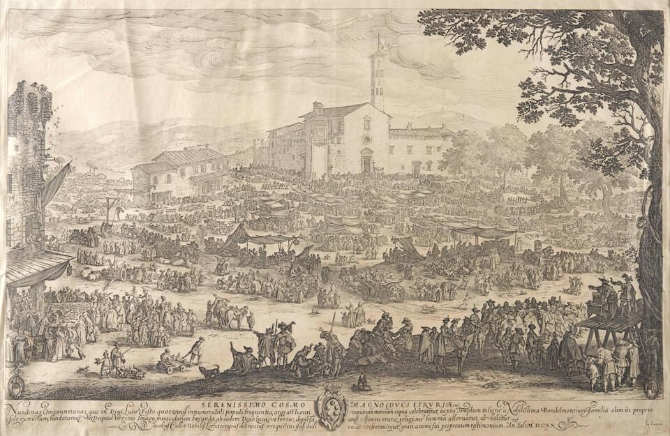 La Foire d'Impruneta, First Plate (Lieure 361 vi/vi)
