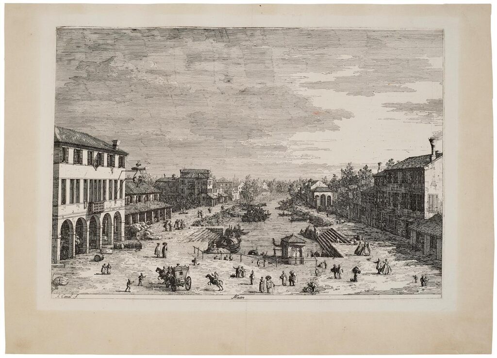 Mestre, from: Vedute altre prese da i luoghi altre ideate da Antonio Canal