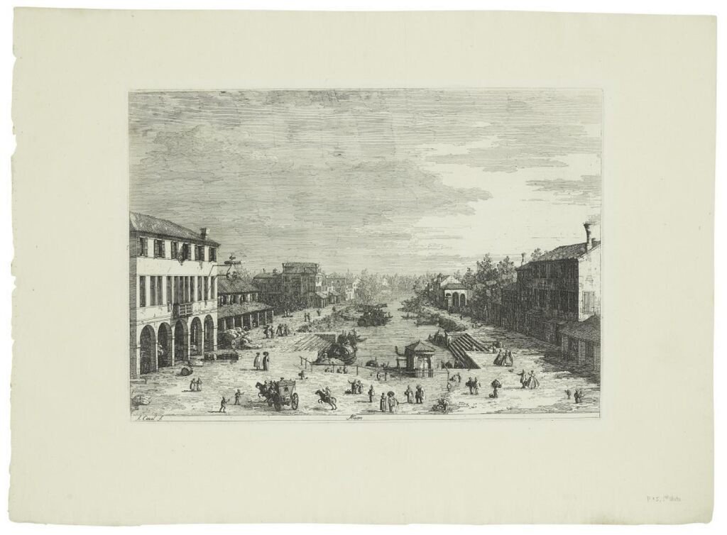 Mestre, from: Vedute altre prese da i luoghi altre ideate da Antonio Canal