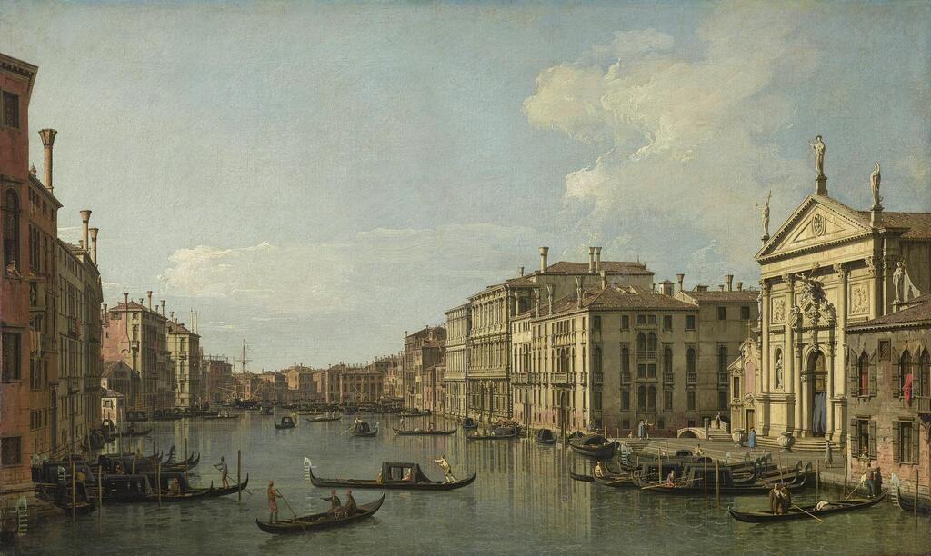 The Grand Canal, Venice, Looking South-East from San Stae to the Fabbriche Nuove di Rialto