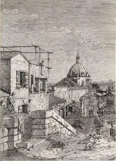 House with the InscriptionImaginary View of Venice