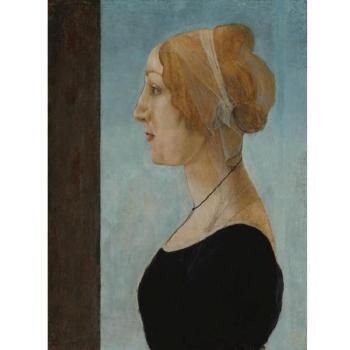 Profile portrait of woman