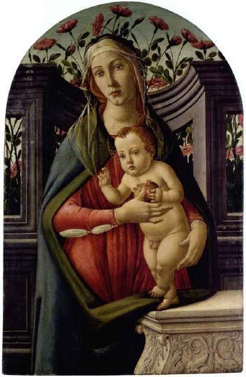 Madonna and Child with pomegranate
