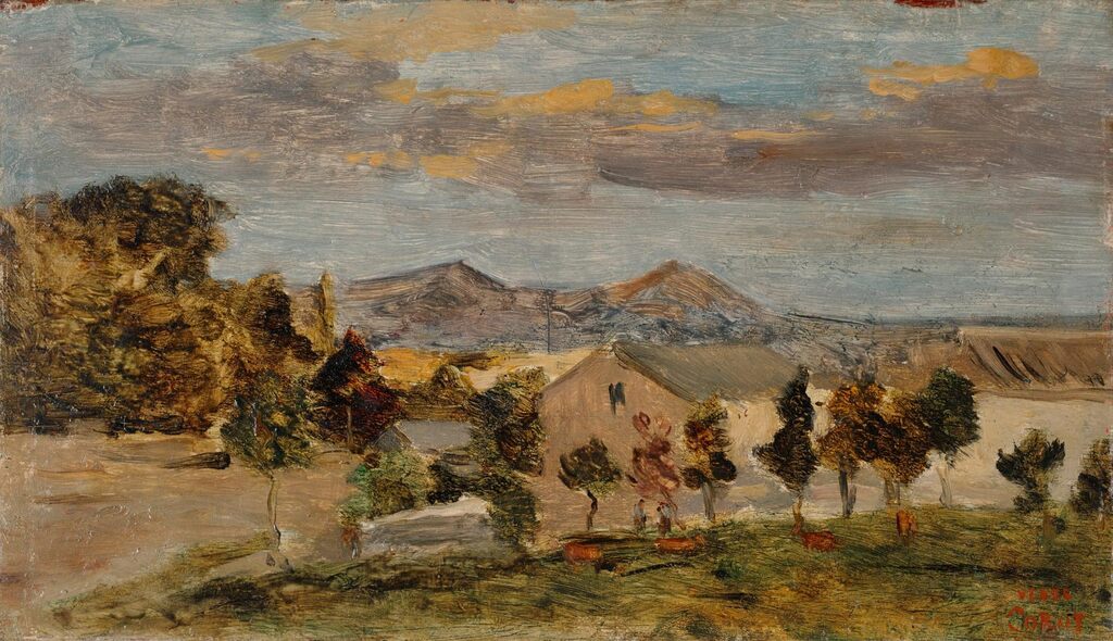 Sketch. Italian Landscape