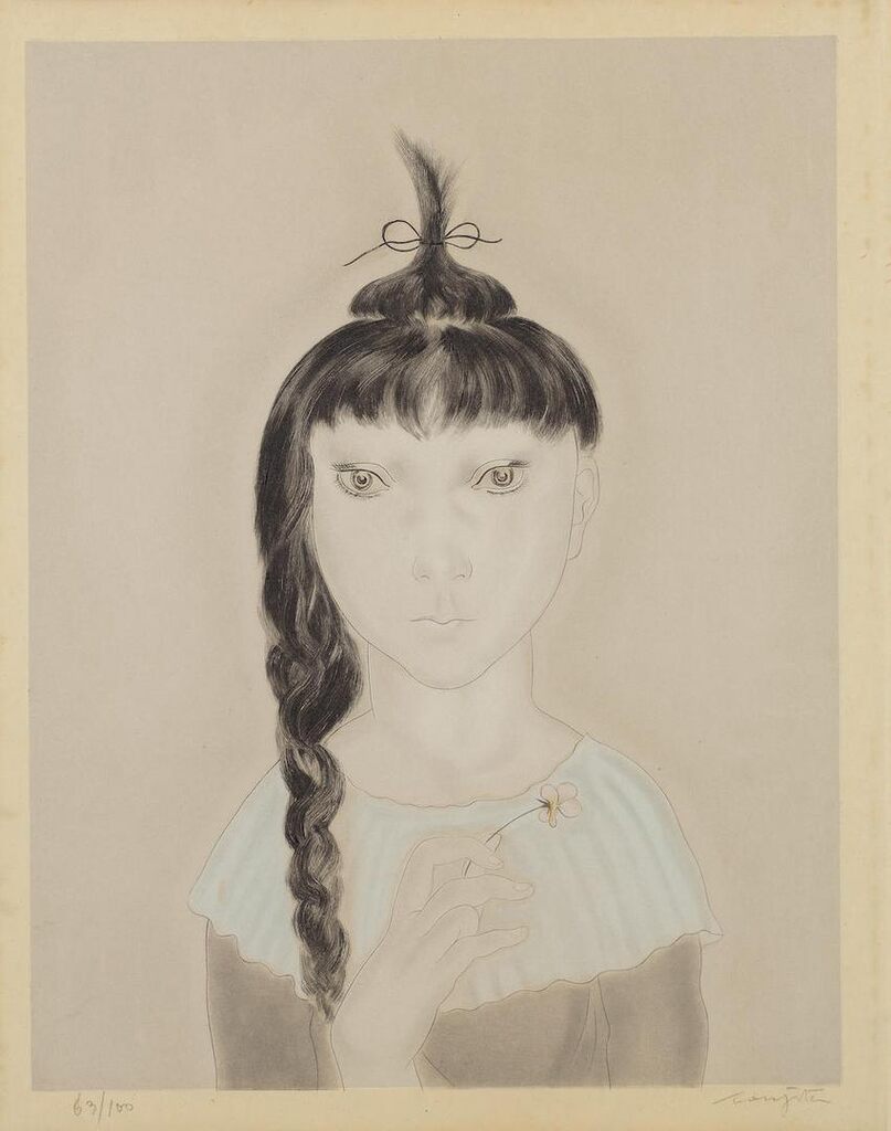 Petite Fille à la Fleur, from Les Enfants (Buisson 29.201.3)