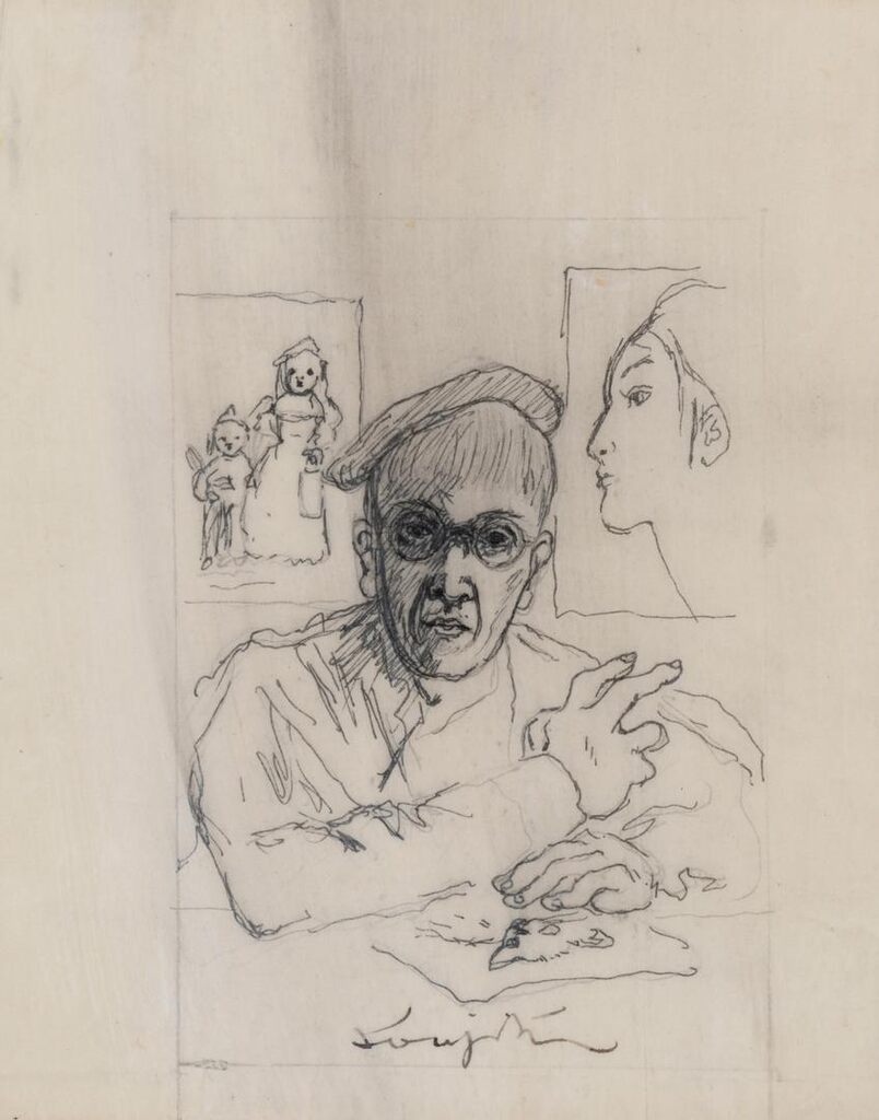 Autoportrait dans l'atelier