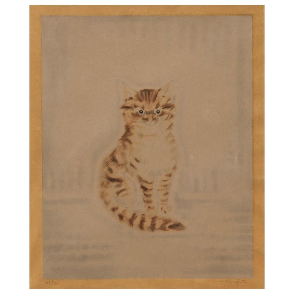 Chat brun, from Les Chats (Buisson 29.04)