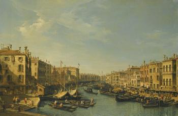 Venice, The Grand Canal: Looking South-west, From The Rialto Bridge To The Palazzo Foscari