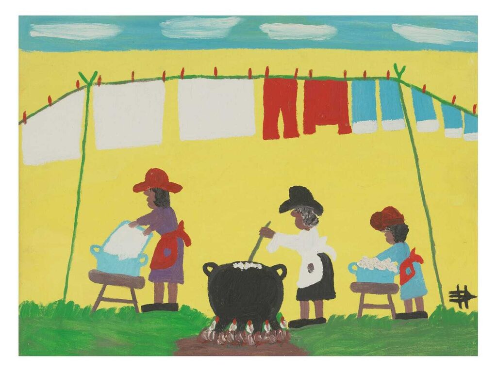 Washday on the Plantation
