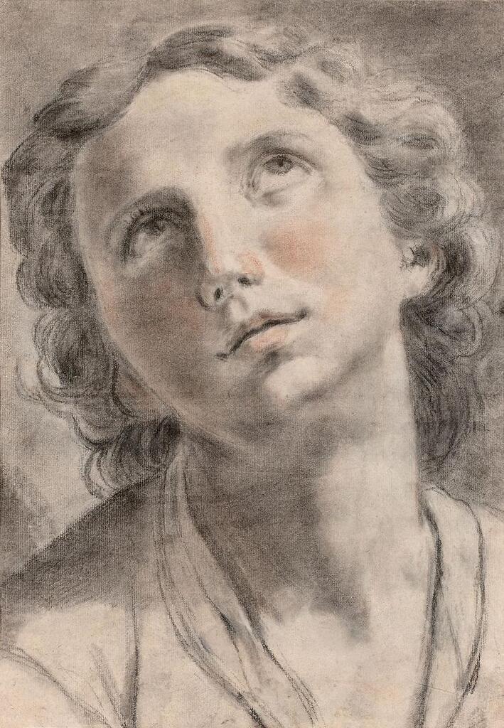 Young man's head