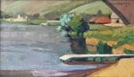 Bord de Seine aux Andelys, 1923.