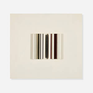 Transparent Relief Construction in White, Black, and Maroon