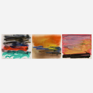 Grove Harbor, 4.12.94; Oriole Beach 4.15.95; Untitled, 3.31.94 (three works)