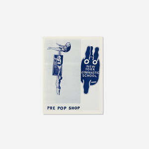 Untitled (New York Gymnastic School, Pre Pop Shop)