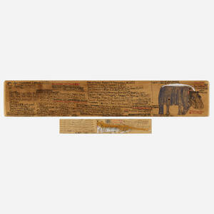 Animal Hippo; Untitled (Tiger) (two works)
