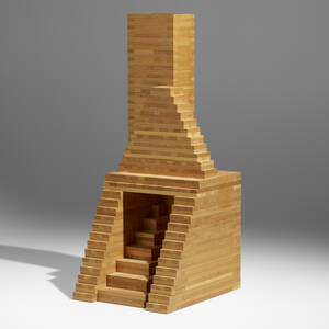A187 (wood assemblage and two drawings)