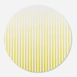 Fluide Glacial, Big Yellow Circle (Cocktail Painting)