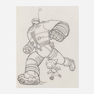 Untitled (Big Guy and Rusty the Boy Robot)