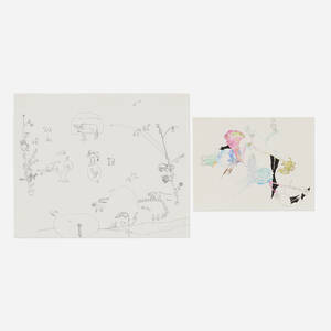 Bathroom 3; Animal Land 12 (two works)