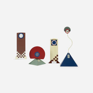 Tempo '21 table clocks, collection of four