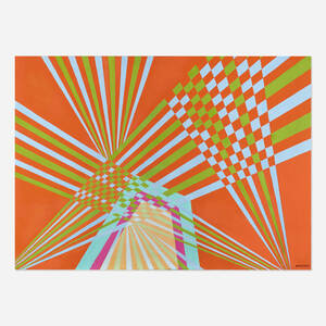 Abstraction (Orange and Green)