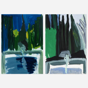 In the Garden III, #7 (diptych)