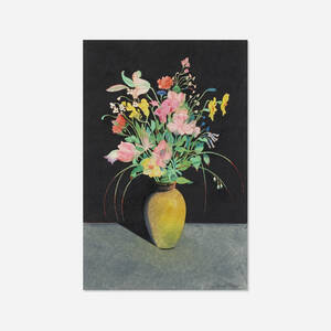 LaGuardia Vase, original art for Middle College High School at LaGuardia Community College, CUNY 20th Anniversary poster