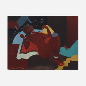 original art for the cover of Kathy Baker's Feel the Heat album, Tomato Records