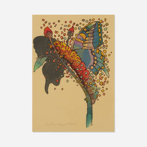 La Chenille, original art for Oeuvres poétiques complètes de Guillaume Apollinaire