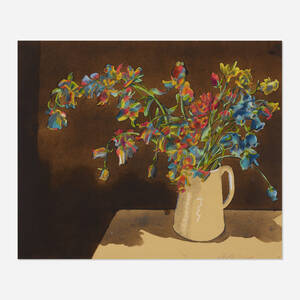 Luminous Flowers, Still Life, original art for Olaf Leu Design advertising campaign