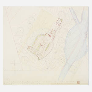 Plan for the John L. Rayward House, New Canaan, Connecticut