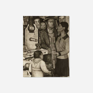 Detail of The Arsenal by Diego Rivera